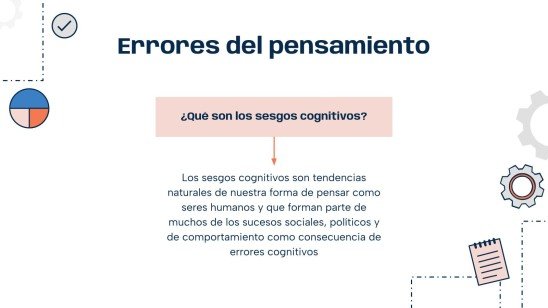 Plantilla de presentación Sesgos cognitivos y juicio racional
