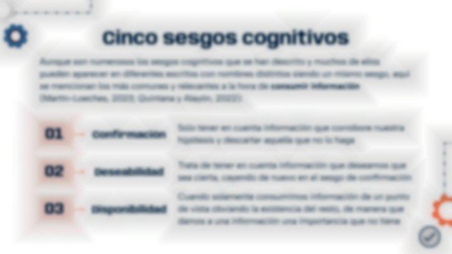 Plantilla de presentación Sesgos cognitivos y juicio racional