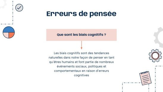 Biais cognitifs et jugement rationnel Modèles de présentation