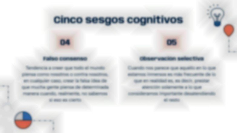 Plantilla de presentación Sesgos cognitivos y juicio racional