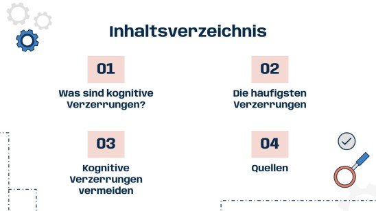 Kognitive Vorurteile und rationales Urteilsvermögen Präsentationsvorlage