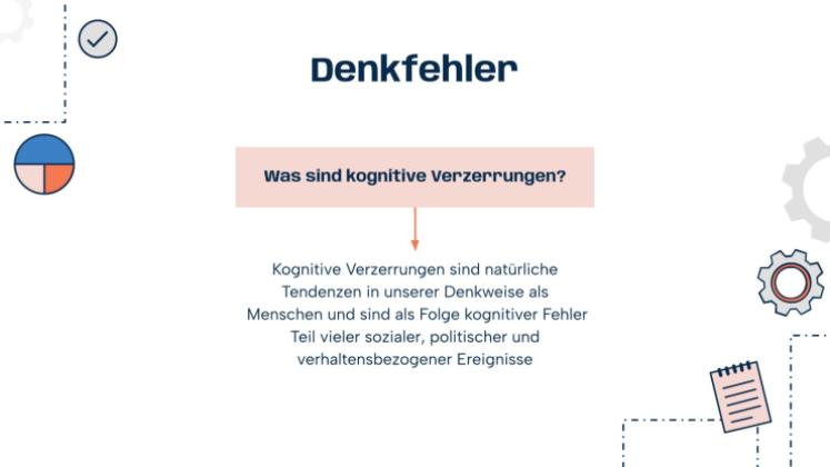 Kognitive Vorurteile und rationales Urteilsvermögen Präsentationsvorlage