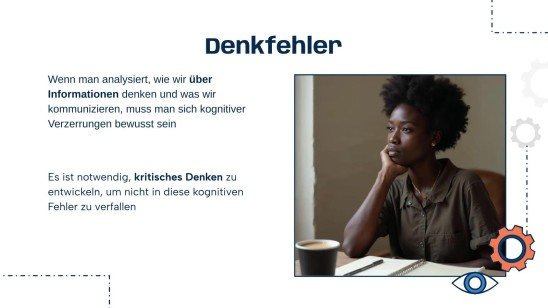 Kognitive Vorurteile und rationales Urteilsvermögen Präsentationsvorlage