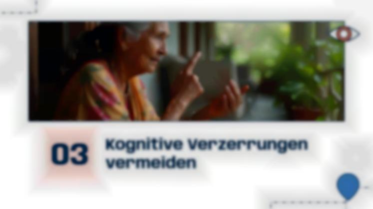 Kognitive Vorurteile und rationales Urteilsvermögen Präsentationsvorlage