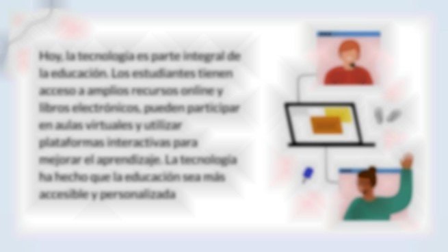 Plantilla de presentación El impacto de la tecnología en la educación moderna