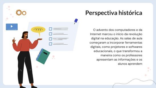 Modelo de apresentação O impacto da tecnologia na educação moderna