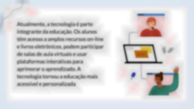 Modelo de apresentação O impacto da tecnologia na educação moderna