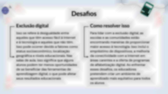 Modelo de apresentação O impacto da tecnologia na educação moderna