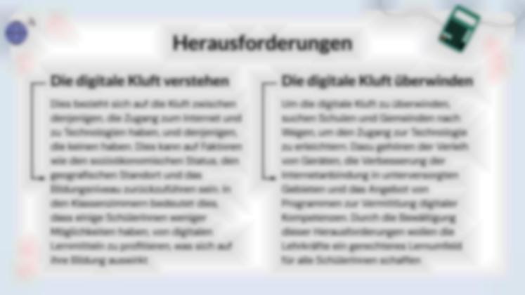 Der Einfluss der Technologie auf die moderne Bildung Präsentationsvorlage