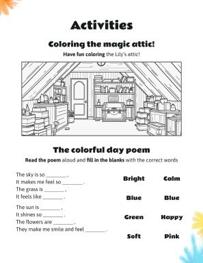 Modelo de apresentação O livro de histórias de poemas coloridos