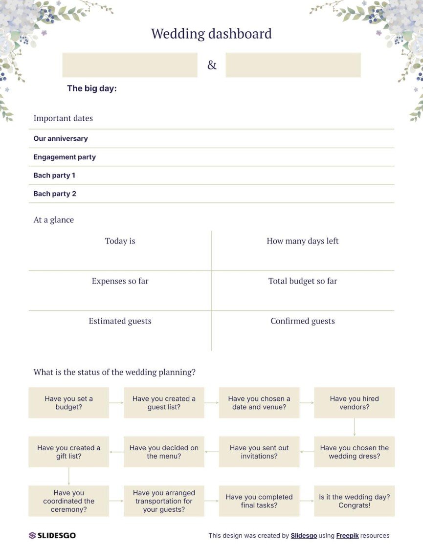 Free Wedding Google Slides themes and PowerPoint templates
