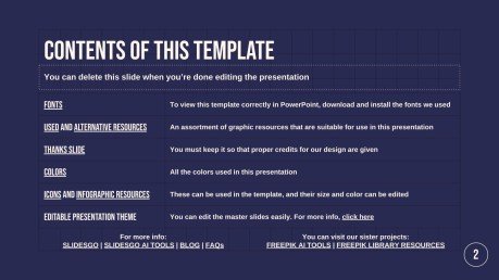 Distorted Type Style Pitch Deck presentation template 