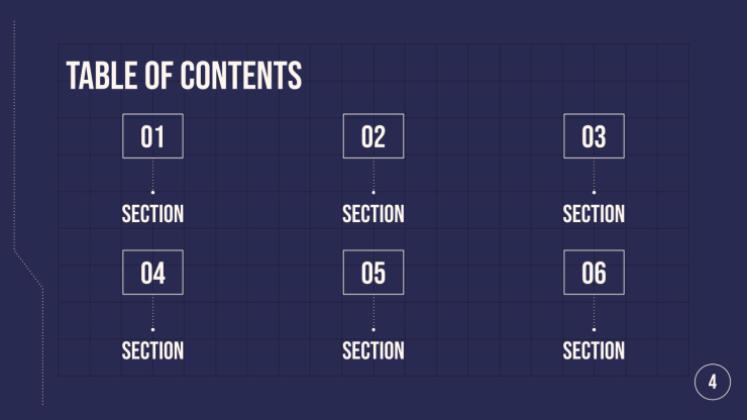 Distorted Type Style Pitch Deck presentation template 
