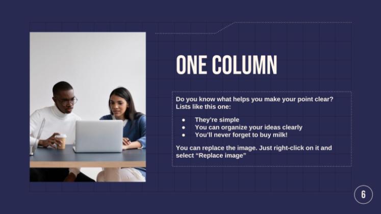 Distorted Type Style Pitch Deck presentation template 