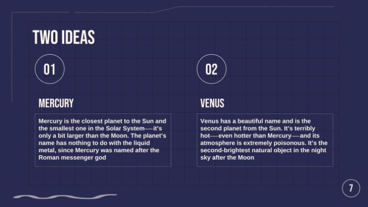 Distorted Type Style Pitch Deck presentation template 