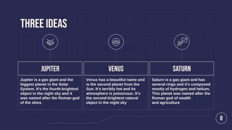 Distorted Type Style Pitch Deck presentation template 