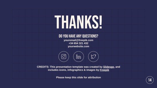 Distorted Type Style Pitch Deck presentation template 