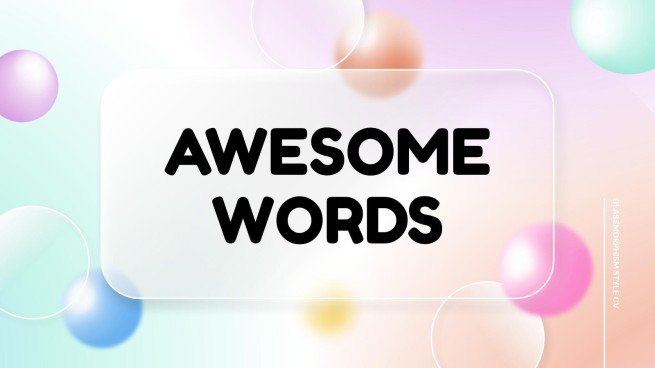 Glassmorphism Style CV presentation template 