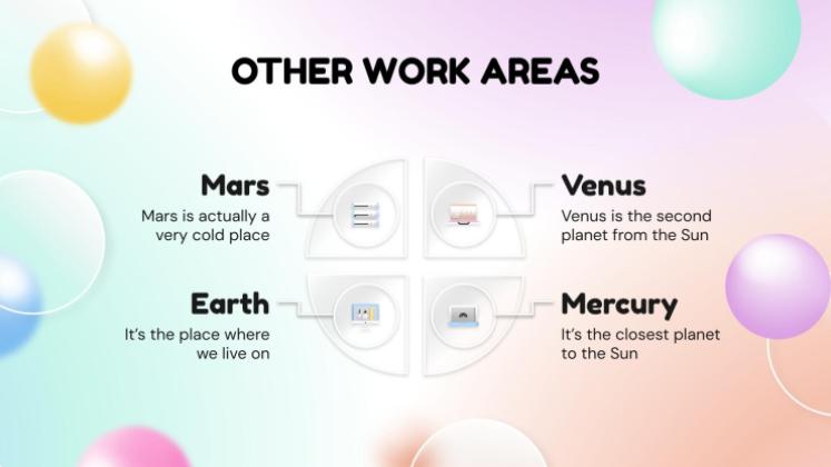 Glassmorphism Style CV presentation template 