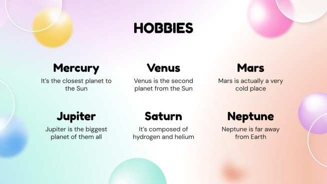 Glassmorphism Style CV presentation template 