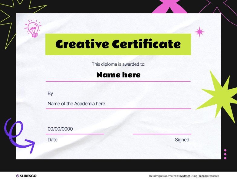 Free Certificate templates for Google Slides and PowerPoint