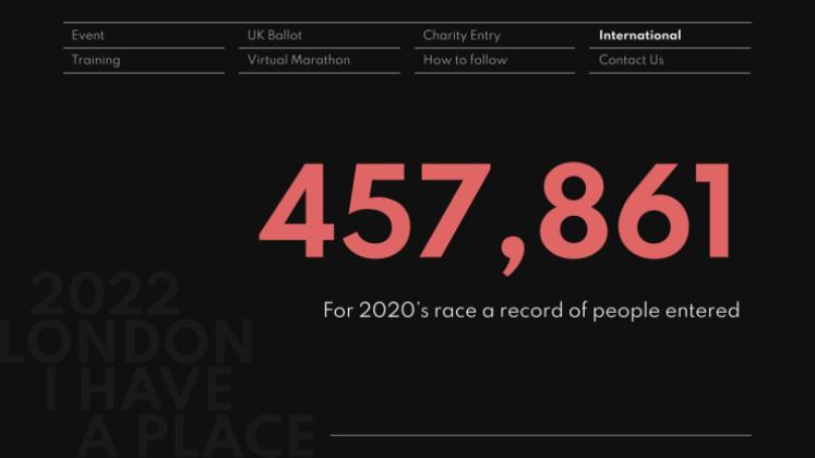 Der London-Marathon Präsentationsvorlage