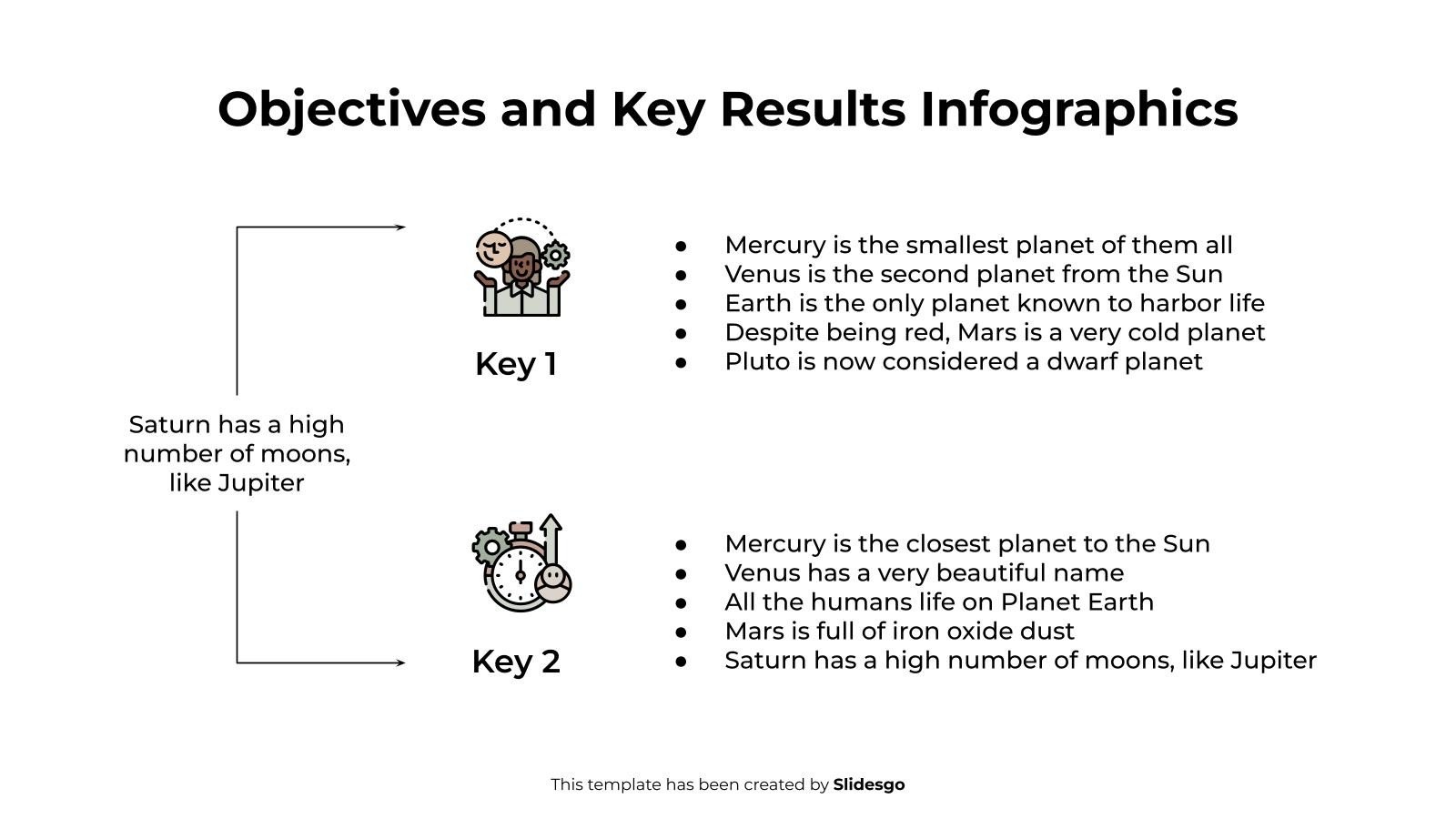 Objectives and Key Results Infographics Template