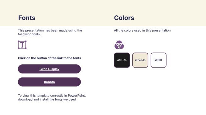 Frasurbane Style Basic Template presentation template 