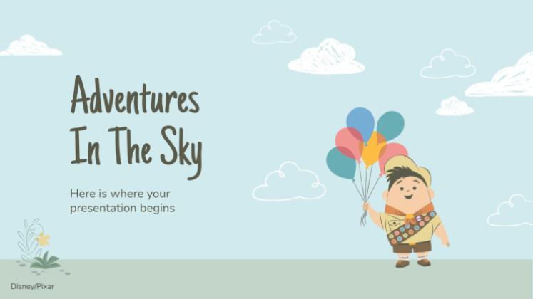 L'aventure Là-haut Modèles de présentation