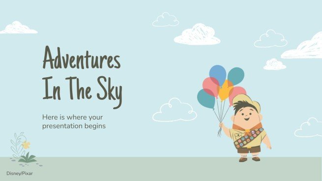 L'aventure Là-haut Modèles de présentation