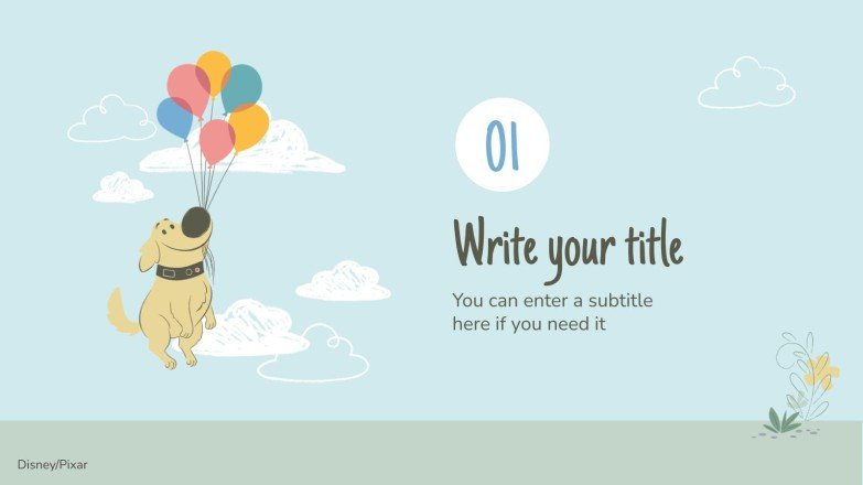 L'aventure Là-haut Modèles de présentation