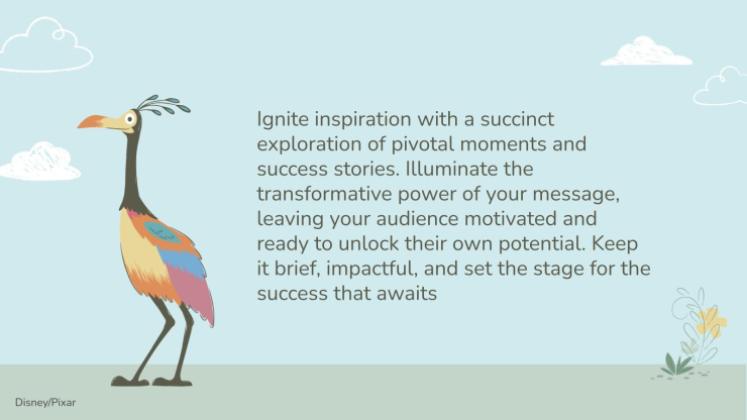 L'aventure Là-haut Modèles de présentation