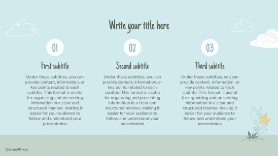 L'aventure Là-haut Modèles de présentation