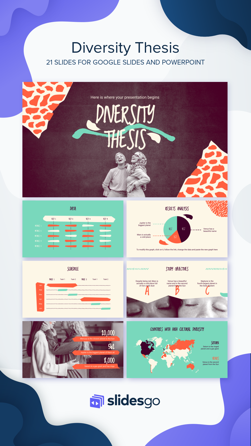 Page 2 | Diversity Thesis Google Slides Theme and PowerPoint Template