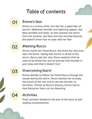 두려움 극복하기 스토리북 프레젠테이션 템플릿