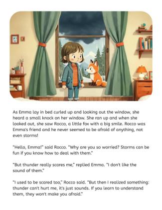 두려움 극복하기 스토리북 프레젠테이션 템플릿