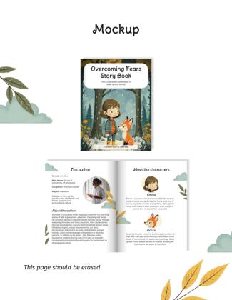 두려움 극복하기 스토리북 프레젠테이션 템플릿