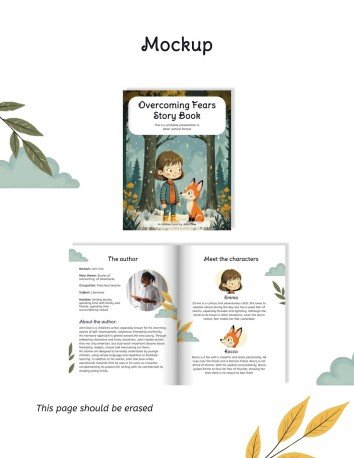 두려움 극복하기 스토리북 프레젠테이션 템플릿