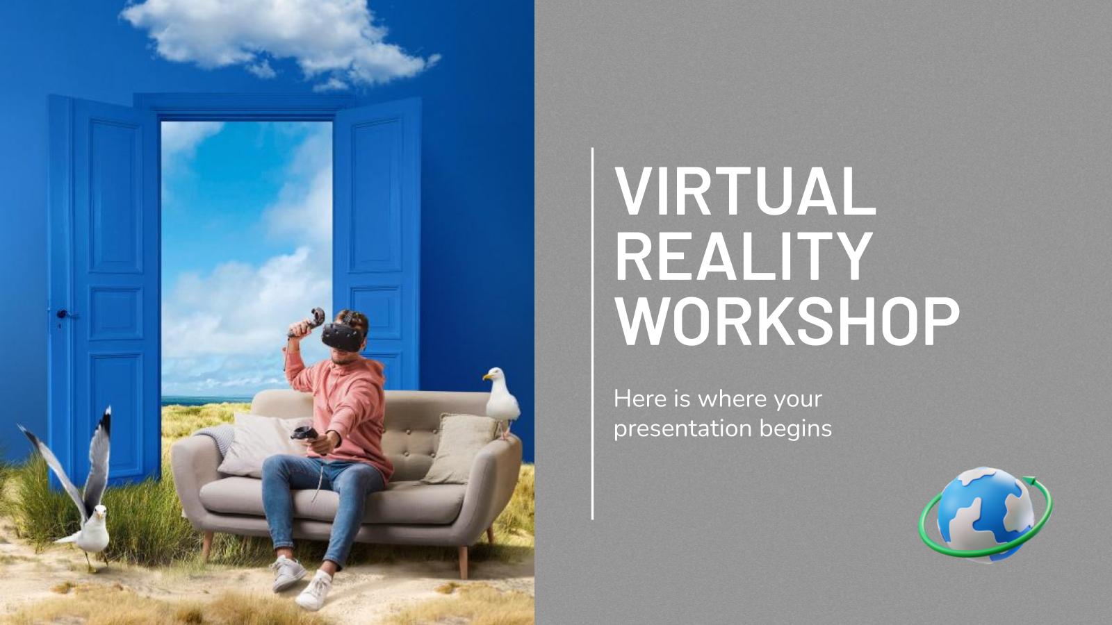 가상현실 워크숍 프레젠테이션 템플릿
