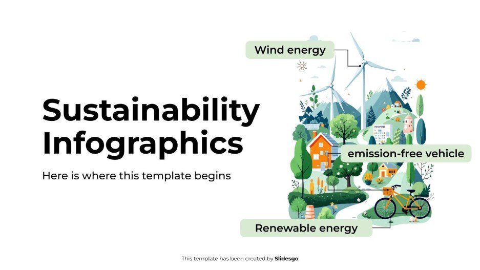 Sustainability Infographics Template