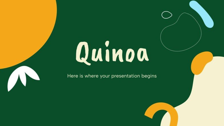 Plantilla de presentación Quinua