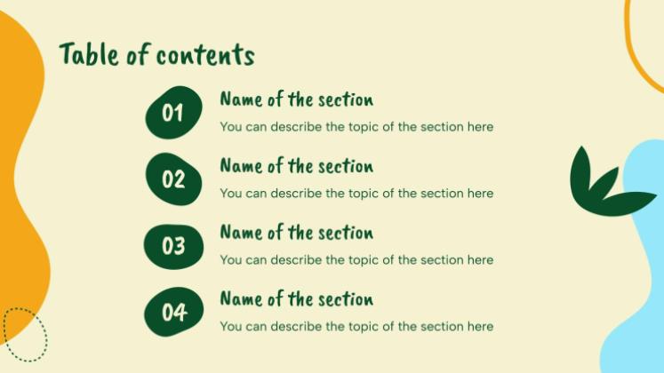 Plantilla de presentación Quinua