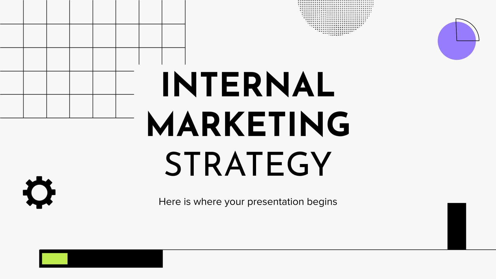 Internal Marketing Strategy presentation template 