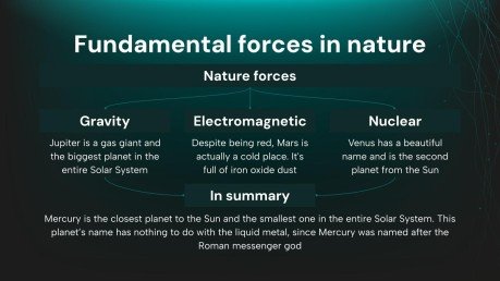 Force, mouvement et énergie - Sciences - 2e année Modèles de présentation