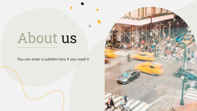 Plan marketing avec une esthétique minimaliste de New York Modèles de présentation