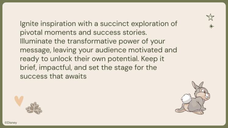 Bambi Mother's Day presentation template 