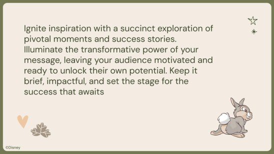 Bambi Mother's Day presentation template 