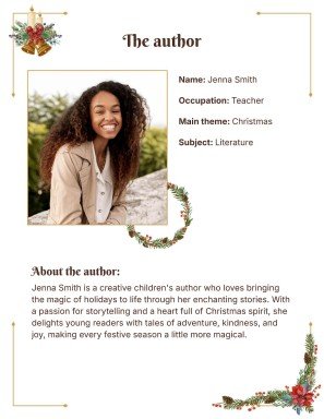 Modelo de apresentação Livro de histórias de Natal