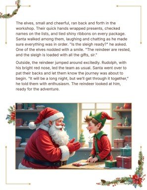 Modelo de apresentação Livro de histórias de Natal