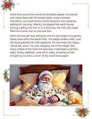 Modelo de apresentação Livro de histórias de Natal